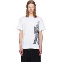 Simone Rocha White Pony Kid Print T-shirt 262405M213000