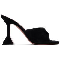 Amina Muaddi Black Lupita Slipper 95 Heeled Sandals 262415F125002