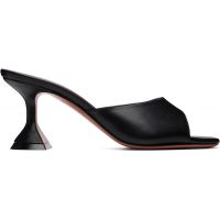 Amina Muaddi Black Lupita Slipper 70 Heeled Sandals 262415F125010