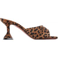 Amina Muaddi Brown Lupita Slipper 70 Heeled Sandals 262415F125044