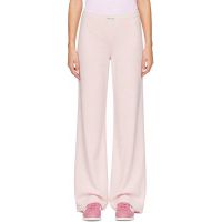 Sporty & Rich Pink Signature Logo Ribbed House Lounge Pants 262446F086006