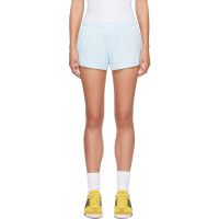 Sporty & Rich Blue International Disco Shorts 262446F088001