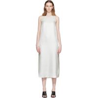 Loulou de Saison Blue Paloma Silk Maxi Dress 262473F055000