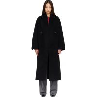 Loulou de Saison Black ARIS Oversized Double Breasted Coat 262473F059004