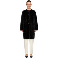 Loulou de Saison Brown Reversible Elba Leather Coat 262473F064000