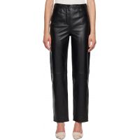 Loulou de Saison Black COBE LDS Leather Trousers 262473F084000
