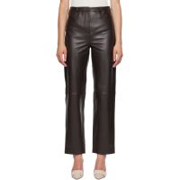 Loulou de Saison Brown COBE LDS Leather Trousers 262473F084001