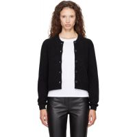 Loulou de Saison Black REMUS Yak Blend Cardigan 262473F095003