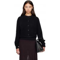 Loulou de Saison Black HEIKE Cropped Cardigan 262473F095010
