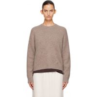 Loulou de Saison Brown TRISTAN LDS Yak Blend Sweater 262473F096004