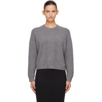 Loulou de Saison Gray TRISTAN LDS Yak Blend Sweater 262473F096005