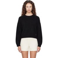 Loulou de Saison Black TRISTAN LDS Yak Blend Sweater 262473F096009