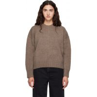 Loulou de Saison Taupe PIA LDS Oversized Sweater 262473F096013