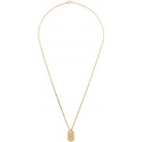IN GOLD WE TRUST PARIS Tag Necklace 262490M142000