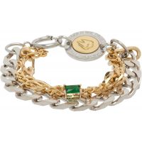 IN GOLD WE TRUST PARIS SSENSE Exclusive Mixed Chains Bracelet 262490M142006