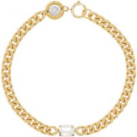 IN GOLD WE TRUST PARIS Curb Chain Crystal Necklace 262490M145001