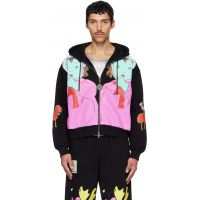 Chopova Lowena Black Double Woody Baby Zip Hoodie 262529M202004