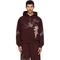 Chopova Lowena Brown Feelings Awe Hoodie 262529M202007