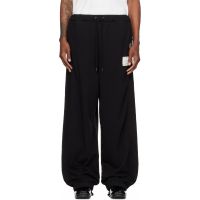 Maison MIHARA YASUHIRO Black Combined Sweat Denim Jeans 262551M186000