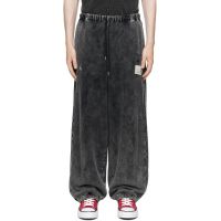 Maison MIHARA YASUHIRO Black Bleached Sweatpants 262551M190003