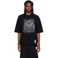 Maison MIHARA YASUHIRO Black Cat Printed T-shirt 262551M213007