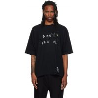 Maison MIHARA YASUHIRO Black Dont Tag Me Printed T-shirt 262551M213008