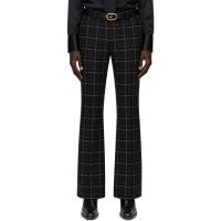 Ernest W. Baker Gray Loose Fit Flare Trousers 262600M191013