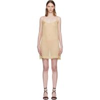 Paloma Wool Beige Enos Minidress 262648F052000