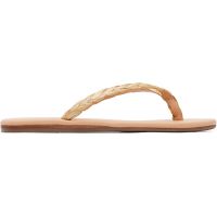Ancient Greek Sandals Beige Saionara Raffia Flip-Flops 262674F124013