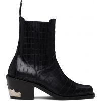 Toga Virilis SSENSE Exclusive Black Hardware Chelsea Boots 262688M223001
