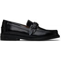 Toga Virilis SSENSE Exclusive Black Leather Loafers 262688M231000