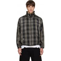 Song for the Mute Black & Beige Hooded Track Jacket 262699M180002