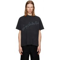 Black Drape Jersey Song For The Mute Standard T-shirt 262699M213007