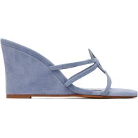 Maryam Nassir Zadeh Blue Opera Wedge Heeled Sandals 262779F125012