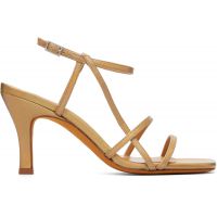 Maryam Nassir Zadeh Gold Irene Heeled Sandals 262779F125016