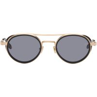 Akoni Gold & Black Astria Sunglasses 262814M134010