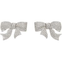 SHUSHU/TONG YVMIN Edition Gift Bowknot Pave Earrings 262901F022003