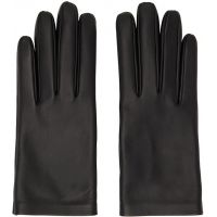 The Row Black Lorella Gloves 232359F012000