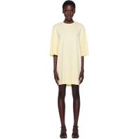 TOTEME Yellow Relaxed Tee Minidress 252771F052000