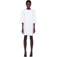 TOTEME White Relaxed Tee Minidress 252771F052001