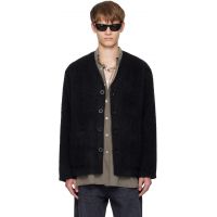 OUR LEGACY Black Wool Cardigan 252803M200006