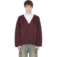 Entire Studios Burgundy Jool Jacket 252940M180005