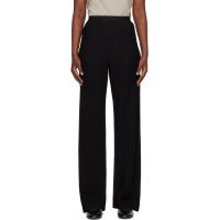 WARDROBE.NYC Black Crepe Bias Cut Trousers 261277F087006