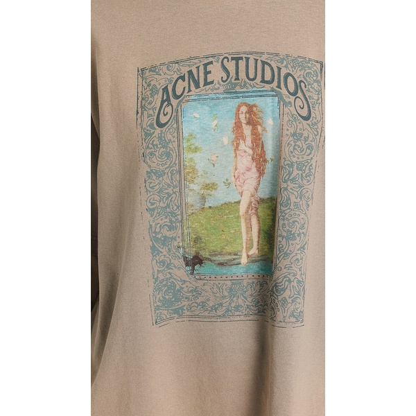 아크네스튜디오 아크네 스튜디오 Acne Studios Layered Short Sleeve T-Shirt ACNDB32157