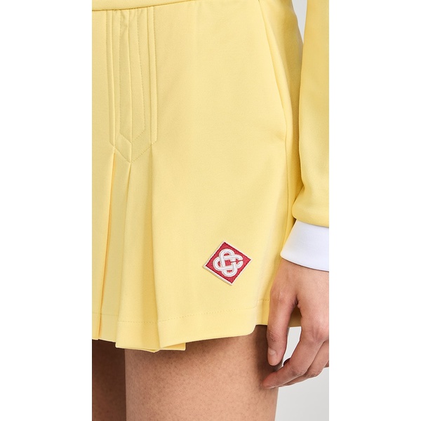  카사블랑카 Casablanca Womens Box Pleat Skirt CASAB30109