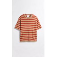 The Elder Statesman Unisex Scout Stripe Cashmere Knit Tee