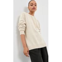 The Elder Statesman Statesman Cashmere Crew Sweater_White
