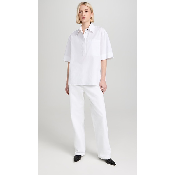 질샌더 질샌더 Jil Sander Short Sleeve Polo Shirt JLSAN30026