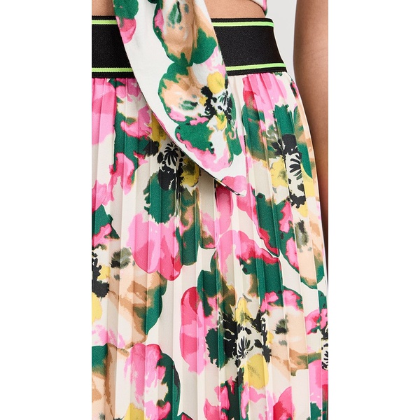  Le Superbe Warhol Floral Pleated Skirt LESUP30320