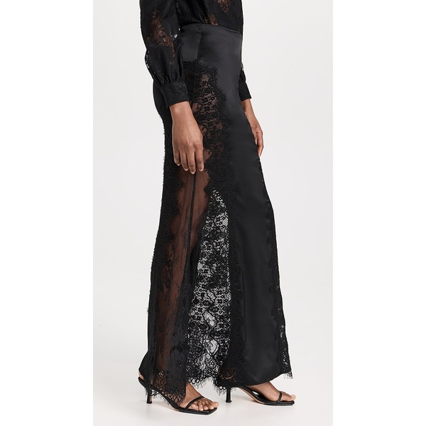  LAGENCE Minka Long Lace Panel Skirt LGENC31857